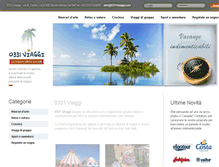 Tablet Screenshot of 0331viaggi.com